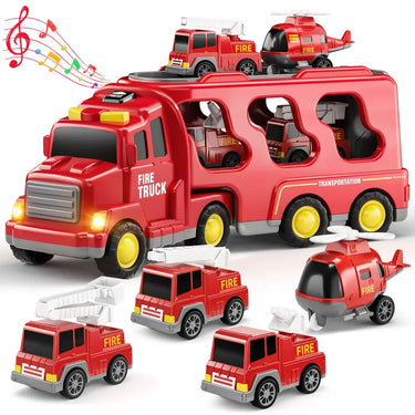 TurboTruck | Abenteuerlicher Transport - Multifunktionales Spielset mit Lkw und Flugzeug